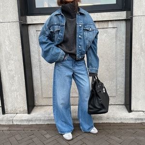 Arket CLOUD Low Loose Jeans